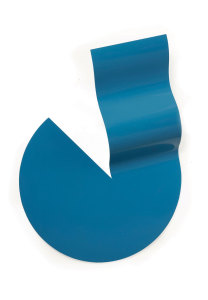 Sydney Ball, Khamsa Blue 1966-67, Enamel on plywood, Purchased from John and Sunday Reed 1980