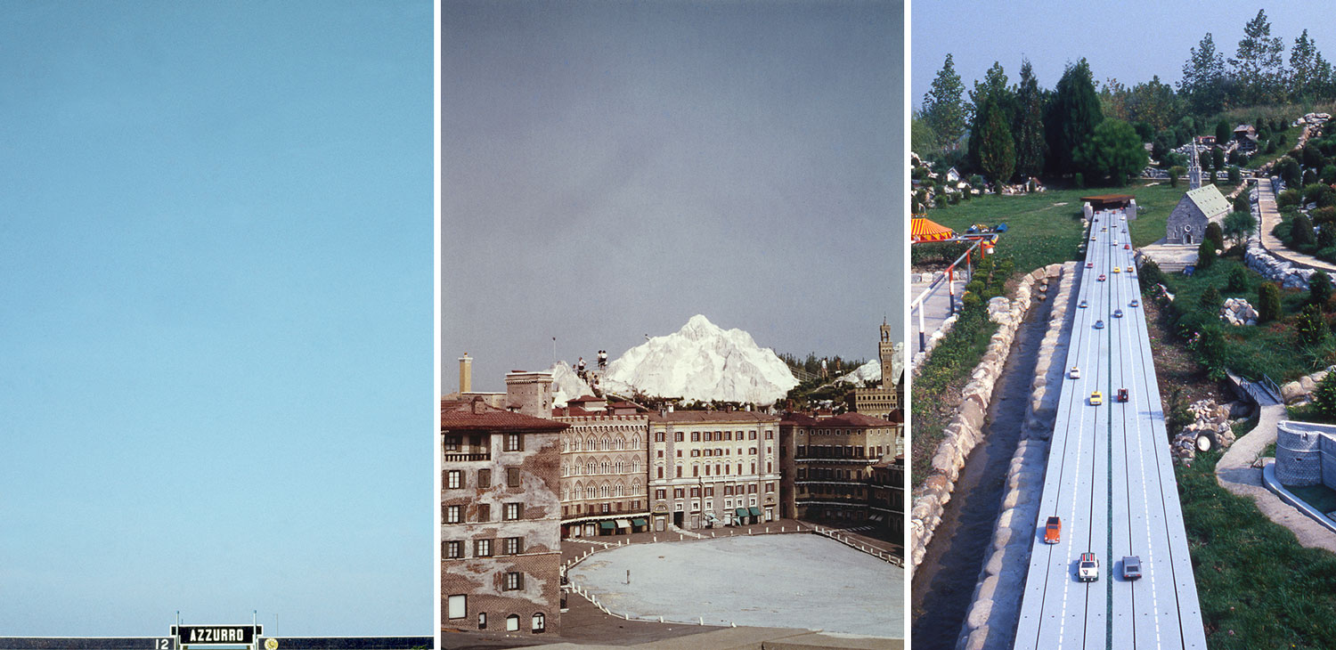 Luigi Ghirri, the Italian master of color photography, charts