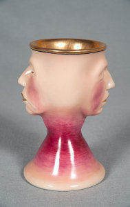 Judy Chicago, Two Faced Toby Mug #12, 2010, Collection Toby Shor, © Judy Chicago/Artists Rights Society (ARS), New York, Photo © Donald Woodman/ARS, New York