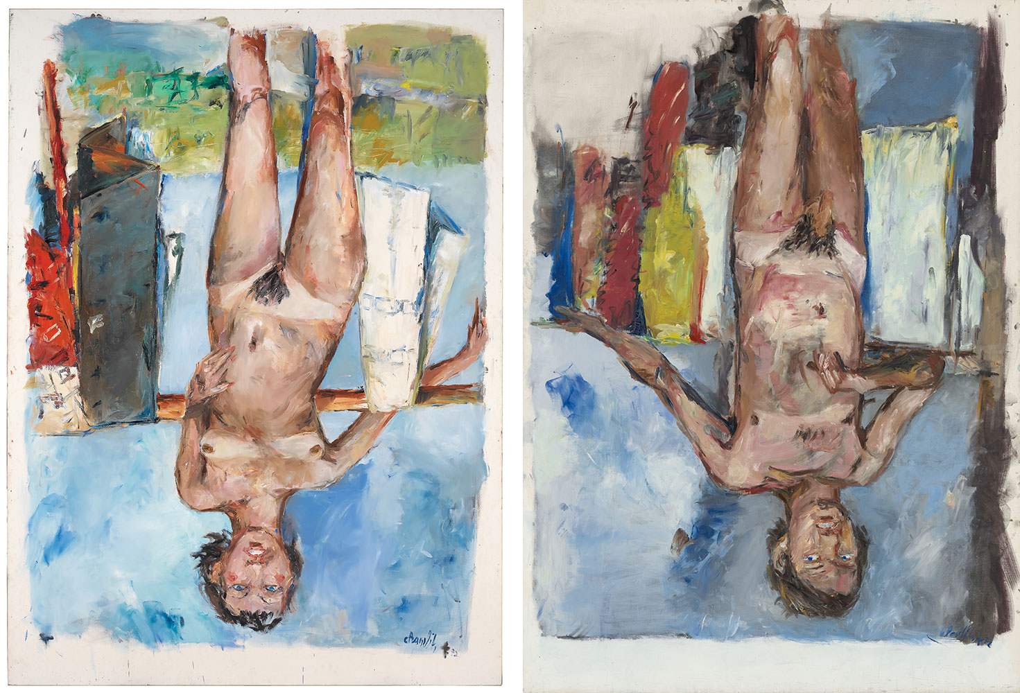 Georg Baselitz-Naked Masters