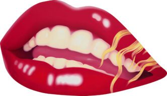 Tom Wesselmann, Mouth #14 (Marilyn), 1967. Photo: Jeffrey Sturges. Adagp, Paris, 2024.