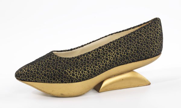 Beth Levine (American,1914–2006 ), Herbert Levine Inc. (American). “Kabuki”  Evening Shoe, circa 1965 – dreamideamachine ART VIEW