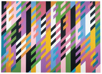 Bridget Riley, Vespertino, 1988, David Zwirner Gallery Archive