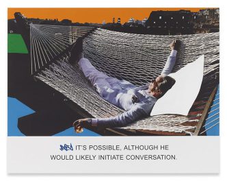 John Baldessari, It's Possible, Although..., 2015, © John Baldessari, Courtesy the artist, Marian Goodman Gallery and Sprüth-Magers Gallery