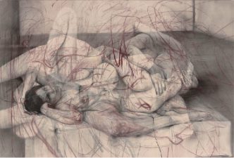 Jenny Saville, One out of two (symposium), 2016, © Jenny Saville, Photo: Mike Bruce, courtesy Gagosian Gallery