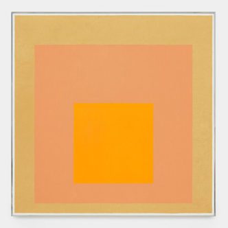 Josef Albers, Homage to the Square, 1971, Oil on Masonite, 121.9 x 121.9 cm, © 2017 The Josef and Anni Albers Foundation/Artists Rights Society (ARS)-New York, David Zwirner Gallery Archive