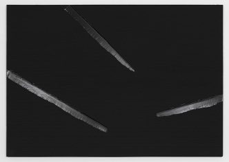 Pierre Soulages, Peinture, 157 × 222 cm, 28/2/11”. Acrylic on canvas, Gallery Perrotin Archive