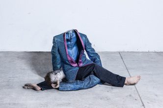 Oskar Dawicki, Desecrator’s Gymnastics, 2013, Photograph, 100 × 200 cm, Courtesy of Galeria Raster-Warsaw, © Oskar Dawicki, Museum of Contemporary Art Kraków