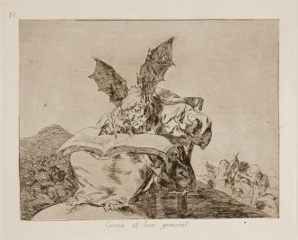 Francisco José de Goya y Lucientes, Against the Common Weal from Desastres de la guerra (Print 71), 1814-15, Etching, Burnisher on Ivory paper, 177 mm X 221 mm, : Museo Nacional del Prado Archive