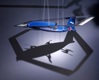 Paul Vastert, Avy Search and Rescue Drone, 2016.,Koolstofvezel.Geproduceerd door AVY B.V., Amsterdam, Courtesy Stedelijk Museum