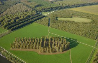 Marinus Boezem, The Green Cathedral (1996) Photo Vincent Wigbels, Land Art Flevoland Archive