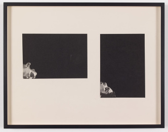 John Stezaker, Untitled (Photoroman), c. 1979, Collage, 21.4 x 40.8 cm, Courtesy Petzel Gallery