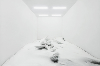 Fabian Knecht, ISOLATION (Eismeer), 2017, Fine Art Inkjet Print on Hahnemühle Photoreg Ultra smooth mounted on Alu Dibond, 180 x 225 cm, Unique artwork, Courtesy Galerie Christophe Gaillard