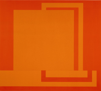 Peter Halley, Isolation Confirmed (PHP 89-07) , 1989, Acrylic, Day-Glo, and Roll-a-Tex on canvas, 229 x 255 cm, Fundación Aldo Rubino, Museo de Arte Contemporáneo de Buenos Aires