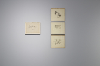 Exhibition view: Drawing by Numbers, 2018, Galerie Jérôme Poggi