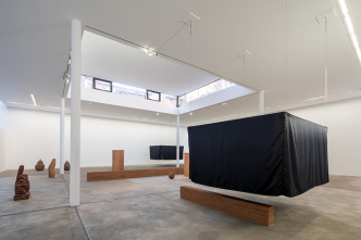 Judith Hopf, Installation view Stepping Stairs at KW Institute for Contemporary Art, Photo: Frank Sperling