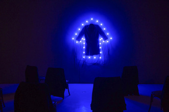 Christian Boltanski, Manteau at Chaise, Installation View “Storage Memory”, Power Station of Art- Shanghai, 2018, Courtesy Power Station of Art