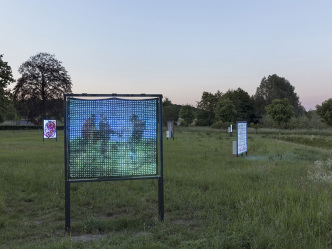 Ei Arakawa, Harsh Citation, Harsh Pastoral, Harsh Münster, 2017. Installation view at Skulptur Projekte Münster 2017. Photo: Henning Rogge