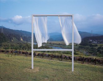 Akiko Utsumi, For Lots of Lost Windows, Photo: H Kuratani, Echigo-Tsumari Art Triennale Archive