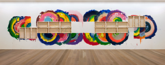 Richard Jackson, Rennie 101, 2009‐2010, Acrylic on canvas on wall. 304.8 x 1005.8 cm, Courtesy: Rennie Collection. Photo: Site Photography