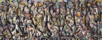 Jackson Pollock, Mural, 1943, Oil and casein on canvas, 247 x 605 cm, ), Gift of Peggy Guggenheim, 1959.6, reproduced with permission from the University of Iowa