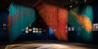 Southern Geometries, From Mexico to Patagonia, Installation view, Fondation Cartier pour l'art contemporain-Paris, 2018-19, Courtesy Fondation Cartier pour l'art contemporain