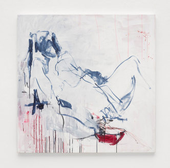 Tracey Emin, Sometimes There is No Reason, 2018, Acrylic on canvas, 122 x 122.5 cm, © Tracey Emin. All rights reserved, DACS 2017 - Photo: White Cube (Theo Christelis), Courtesy White Cube