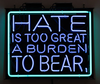 Patrick Martinez, Coretta, 2019, Neon, Edition of 3, 1 AP, 24 x 30 x 3 in, © Patrick Martinez, Courtesy the artist and Fort Gansevoort