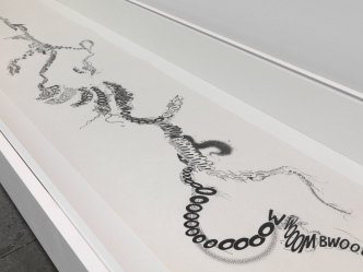 Christian Marclay, Manga Scroll, 2010, © the artist. Photo © Todd-White Art, Photo: Courtesy White Cube