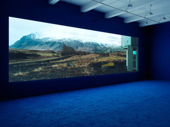 Isaac Julien, PLAYTIME, 2013, Los Angeles County Museum of Art, gift of Sheridan Brown, Installation view, Metro Pictures-New York, 2013, © Isaac Julien, Photo Courtesy the artist and Metro Pictures-New York, Photograph: Genevieve Hanson