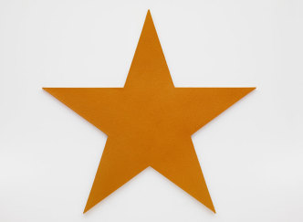 Olivier Mosset, Gold Star, 2008, Courtesy Galerie Andrea Caratsch-St. Moritz