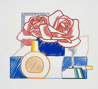 Tom Wesselmann, Scribble Version of Still Life #58 (Opaque), 1984-91, Enamel on cutout aluminium, 147.3 x 176.5 cm, © The Estate of Tom Wesselmann / Licensed by ARS/VAGA- New York, photo: Jeffrey Sturges