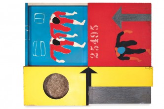 Felipe Ehrenberg, Caja no. 25495 (Box no. 25495), 1968. Acrylic on wooden box with marbles, 100 x 80 x 11 cm, Collection of the Museo Universitario Arte Contemporáneo (MUAC) de la Universidad Nacional Autónoma de México (UNAM), Mexico City. Courtesy of Reina María de Lourdes Hernández Fuentes