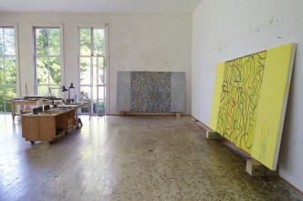 Brice Marden’s studio, Tivoli, New York, 2019 Artwork © 2019 Brice Marden/Artists Rights Society (ARS), New York. Photo: Rob McKeever