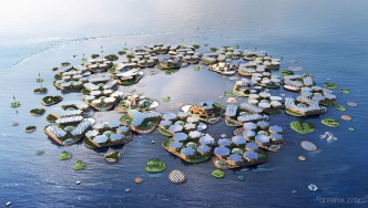 Bjarke Ingels Group, Oceanix City, 2019