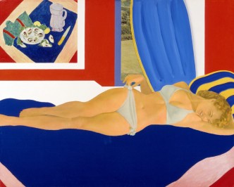 Tom Wesselmann, Great American Nude #36, 1962, Enamel and polymer paint and collage on composition board, Museum Purchase, 1965.393. © 2019 Estate of Tom Wesselmann / Artists Rights Society (ARS), NY