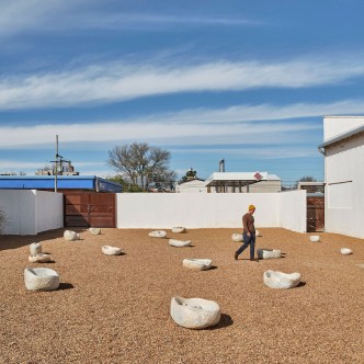 Exhibition view: Solange Pessoa, Longilonge, Ballroom Marfa-Marfa, 2019, Courtesy the artist and Ballroom Marfa