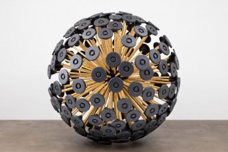 Massoud Hassani, Mine Kafon wind-powered deminer 2011, Bamboo and biodegradable plastics, 221 x 221 x 221 cm, MoMA Collectio, Gift of the Contemporary Arts Council of the Museum of Modern Art, 923.2012