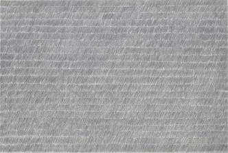 Park Seo-Bo, Ecriture No. 55-73, 1973, Graphite and oil on canvas, 195.3 x 290.7 x 3.8 cm, Solomon R. Guggenheim Museum, Gift the Samsung Foundation of Culture, 2015.50