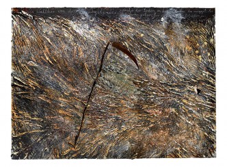 Anselm Kiefer, Für Walther von der Vogelweide - under der Linden an der Heide, 2019, Paintings, Emulsion, oil paint, acrylic, shellac, chalk on canvas, 280 x 380 cm. (110.2 x 149.6 in.), © Anselm Kiefer, Courtesy the artist and Galerie Thaddaeus Ropac