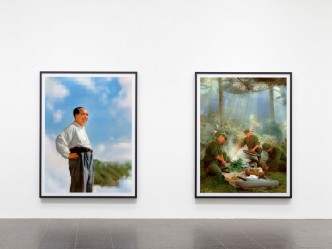 Thomas Ruff, installation view K20, Kunstsammlung Nordrhein-Westfalen, from the series: tableaux chinois, photo: Achim Kukulies. © VG Bild-Kunst, Bonn 2020 #ThomasRuff # K20