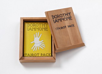 Dorothy Iannone, Ta(Rot) Pack, 2009, 3.75 x 5 inches, offset cards, wooden box, signed and numbered, edition 100 + 10 AP, Published by The New Museum, New York, USA