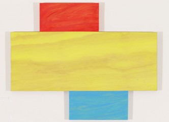 Mary Heilmann, Idriss, 2012, Oil on wood panel, 61 x 76 cm, © Mary Heilmann, Courtesy the artist, Hauser & Wirth and 303 Gallery-New York, Photo: Thomas Müller