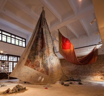 Anna Boghiguian The Salt Traders 2015 courtesy : Castello di Rivoli, Torino