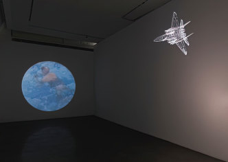 Theodoulos, Flight 03-03’, video projection, Dimensions variable