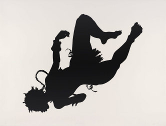 Kara Walker, African/American, edition 22/40, 1998. Linocut, 44 x 62 in., Collections of Jordan D. Schnitzer and His Family Foundation, 1998.53, © Kara Walker