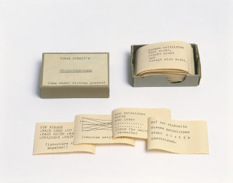 Tomas Schmit, finger piece, 1965, tomas schmit archive, Berlin