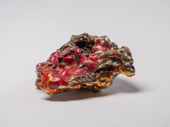 Richard Fishman, #257, 2020, Painted Bronze 2.5 x 4 x 4 in, © Richard Fishman, Courtesy the artist and Leila Heller Gallery