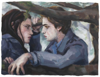 Elizabeth Peyton, Twilight, 2009, Oil on board, 21,5 x 30.5 cm, © Elizabeth Peyton, Courtesy the artist and Thaddaeus Ropac Gallery