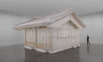 Do Ho Suh, Rubbing/Loving Project:  Seoul Home,  2013–2022, graphite on mulberry paper, aluminium, 534 × 866 × 802.5 cm, © Do Ho Suh, Private Collection